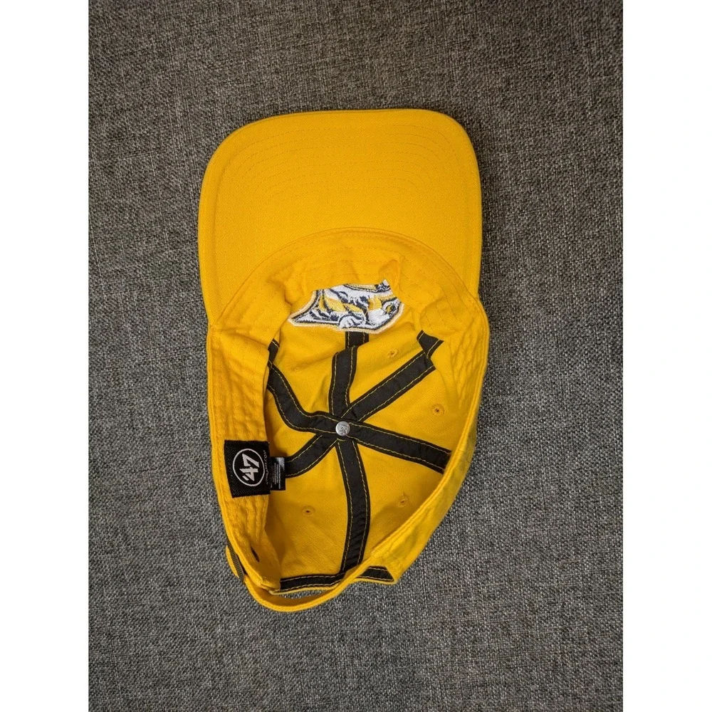 Nashville Predators NHL Hat '47 Yellow Strapback Baseball‎ Trucker Hockey Cap